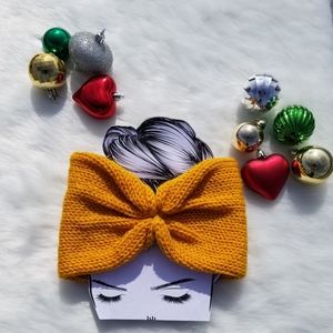 Rich.Meri Handmade Yellow Ear Warmer | Head Band